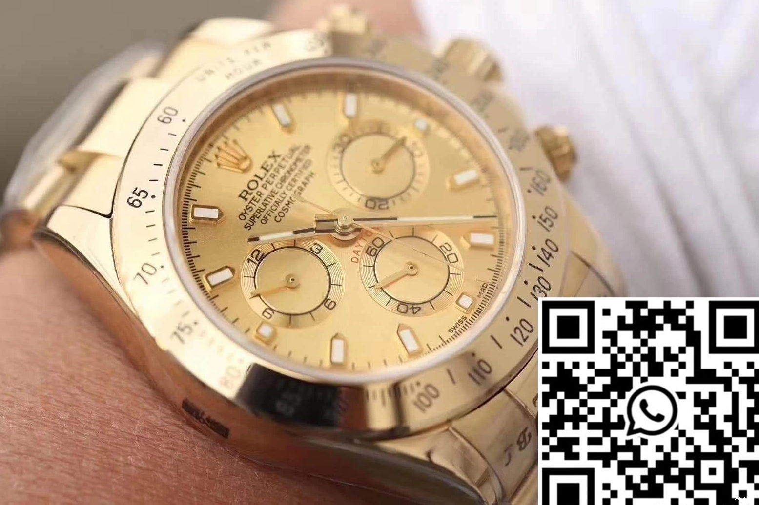 Factory Gold 116503 Dial Daytona Cosmograph JH Rolex 1023